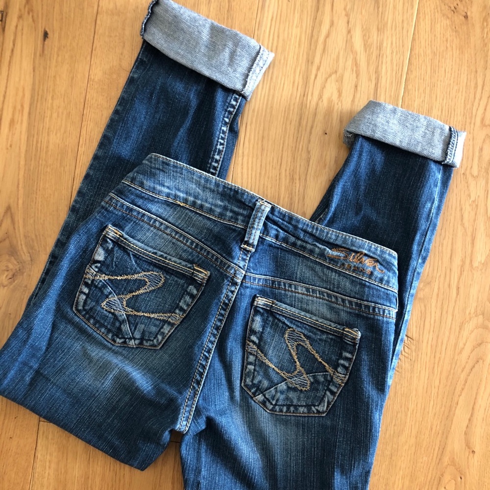 Silver Suki Slim Jeans
